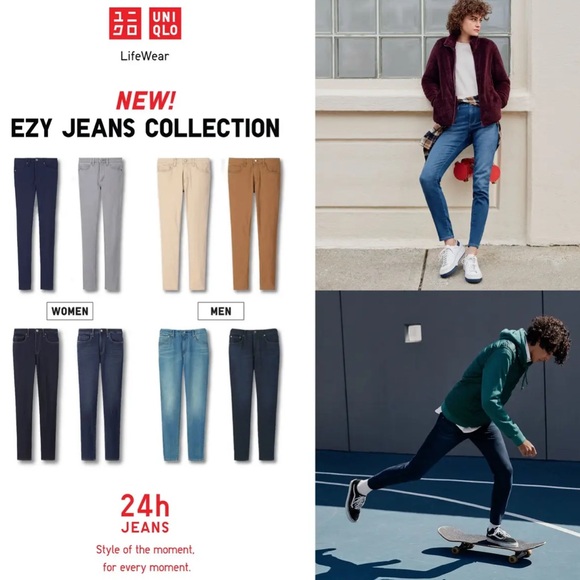 Uniqlo Other - Uniqlo EZY Ultra Stretch Color Jeans☕️